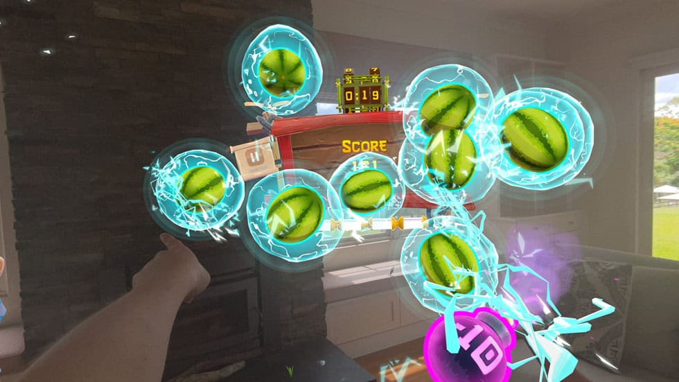 Vision Pro - Fruit Ninja